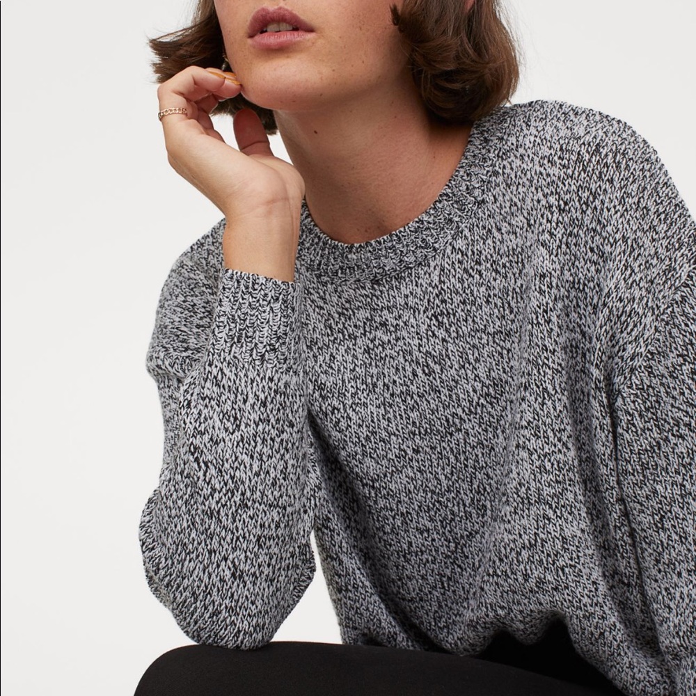 H&M Gray Knit Sweater